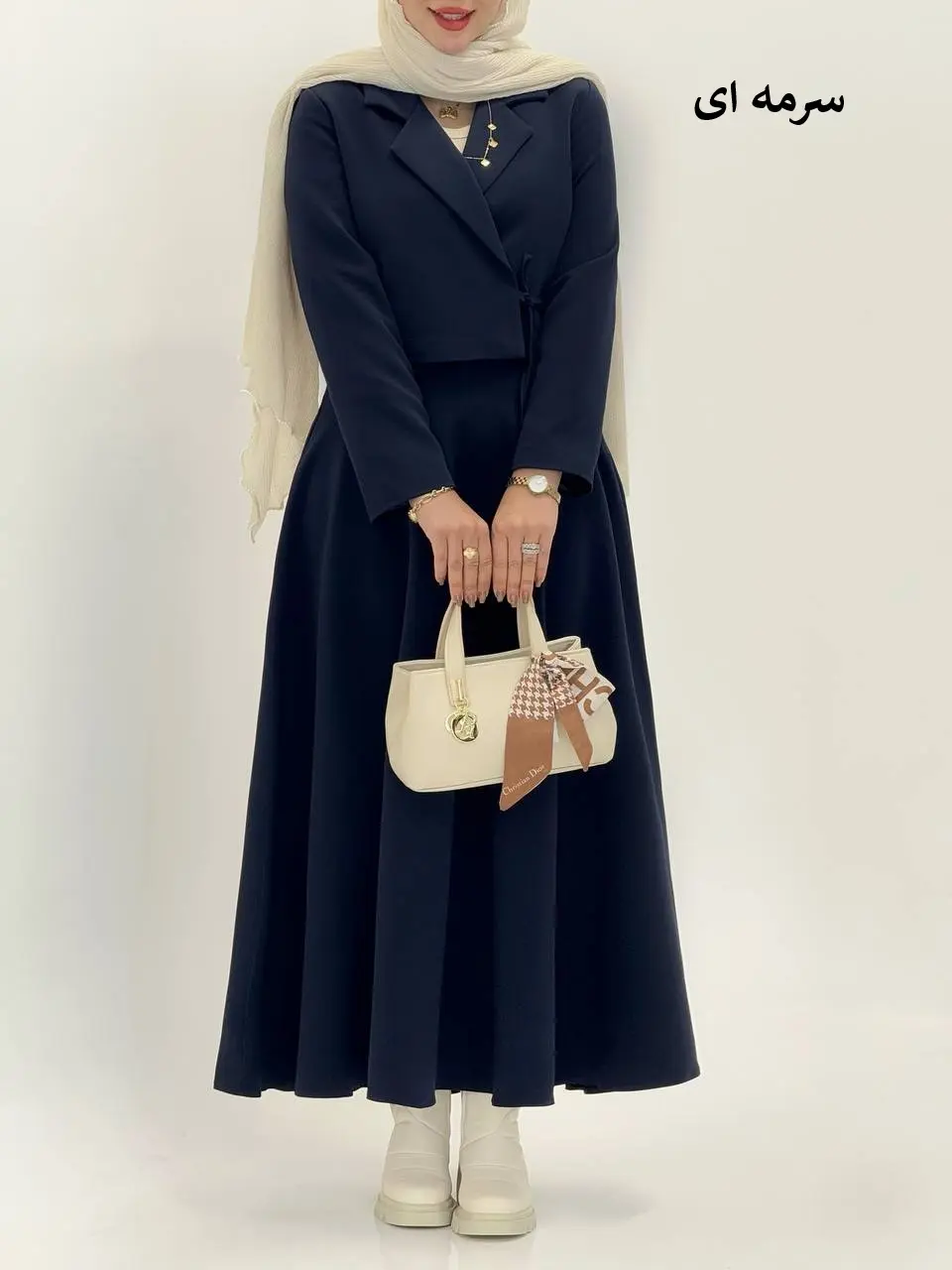 3612-کت و دامن مزونی مسیحا